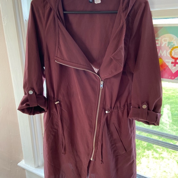 H&M Jackets & Blazers - Summer maroon stylish jacket-H&M size 34